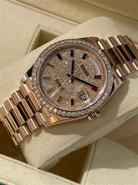 factory diamond rolex day date|Rolex Day-Date 36 price.